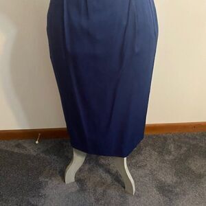 Pendleton Vintage "90's" Blue Pencil skirt, size 10